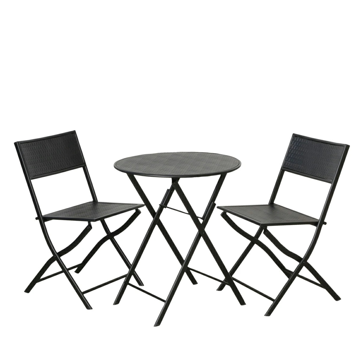 🪑 Ensemble de Meubles Sidney – Table + 2 Chaises Pliables | Carton de 1 ensemble (3 pièces)