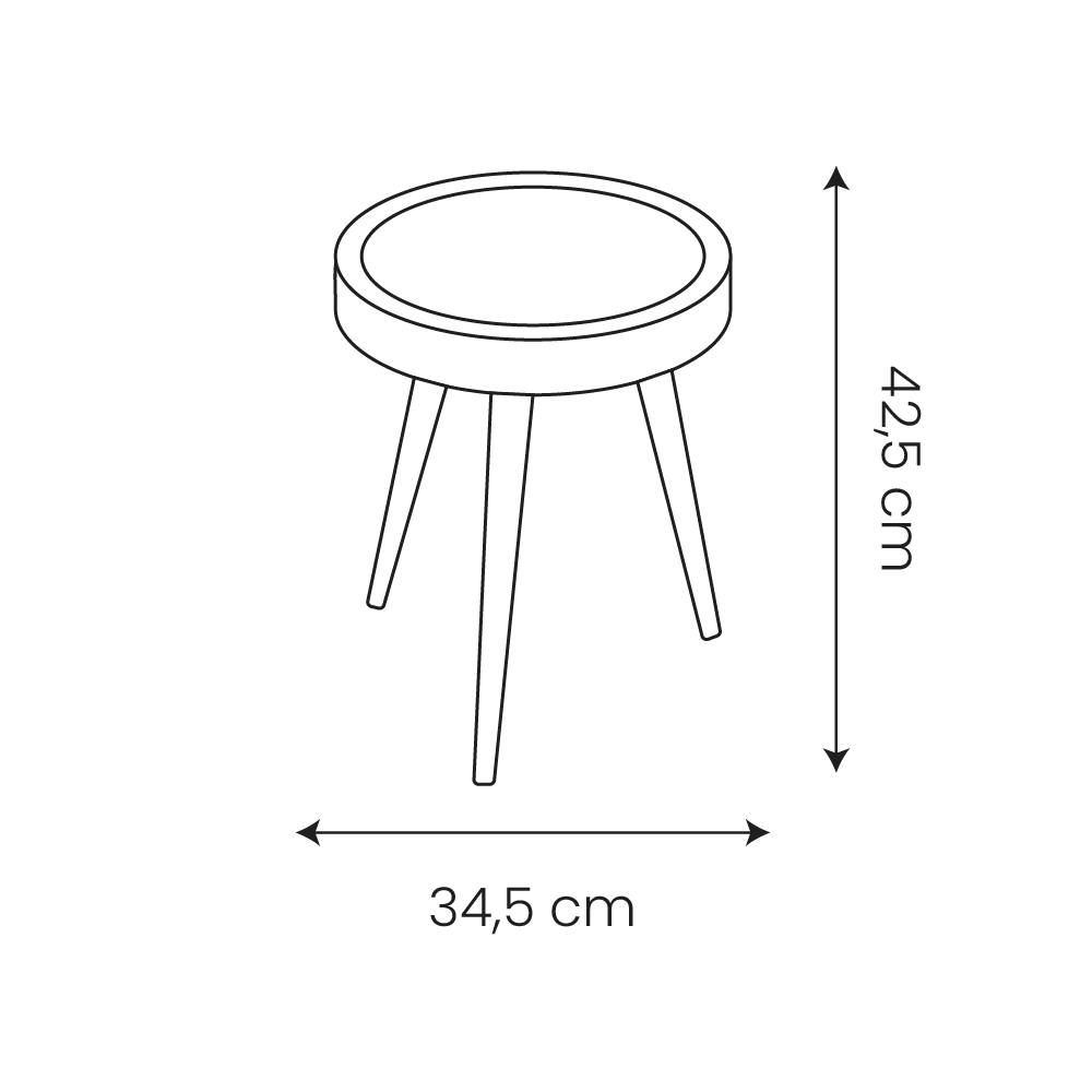 🔸 Table Ellie – Bois de Manguier & Fer Noir Mat | Carton de 2 unités