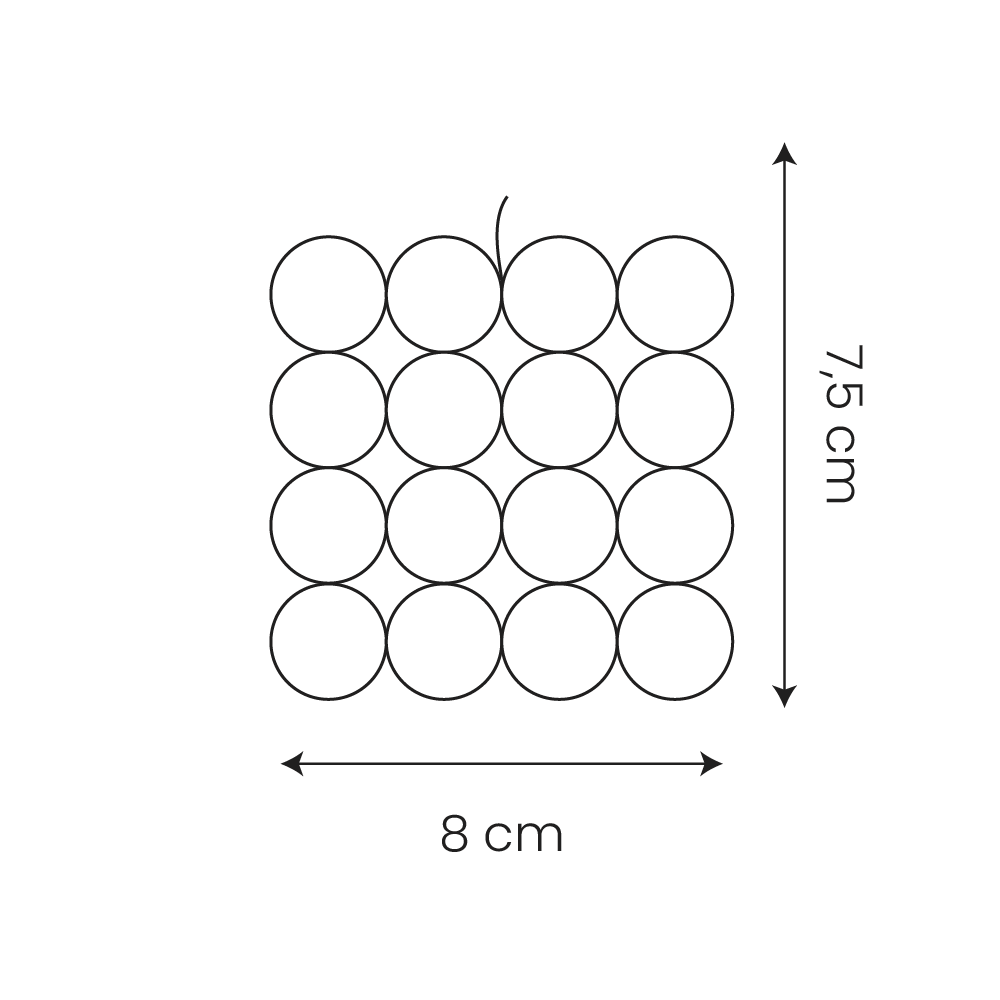 🕯️ Bougie Bubble – Cube Design Noir / Gris / Blanc | Carton de 12 unités