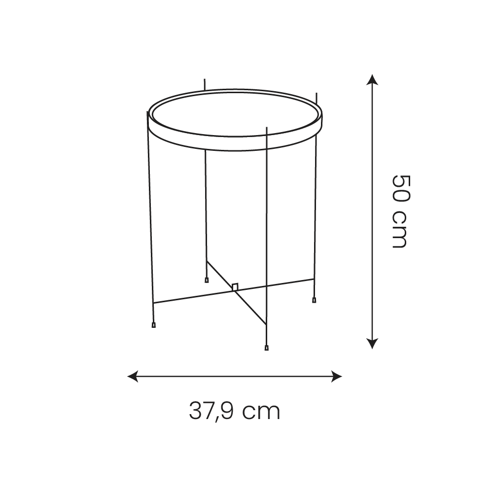 🪑 Table Sherin – Fer Noir& Verre Trempé | Carton de 4 unités