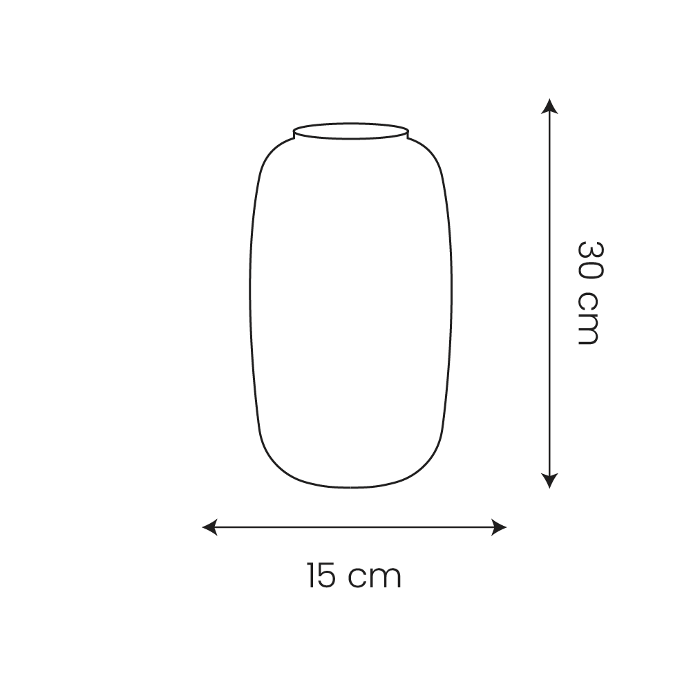 🏺 Vase Sjella – Fer Plaqué Blanc & Argenté | Carton de 4 unités