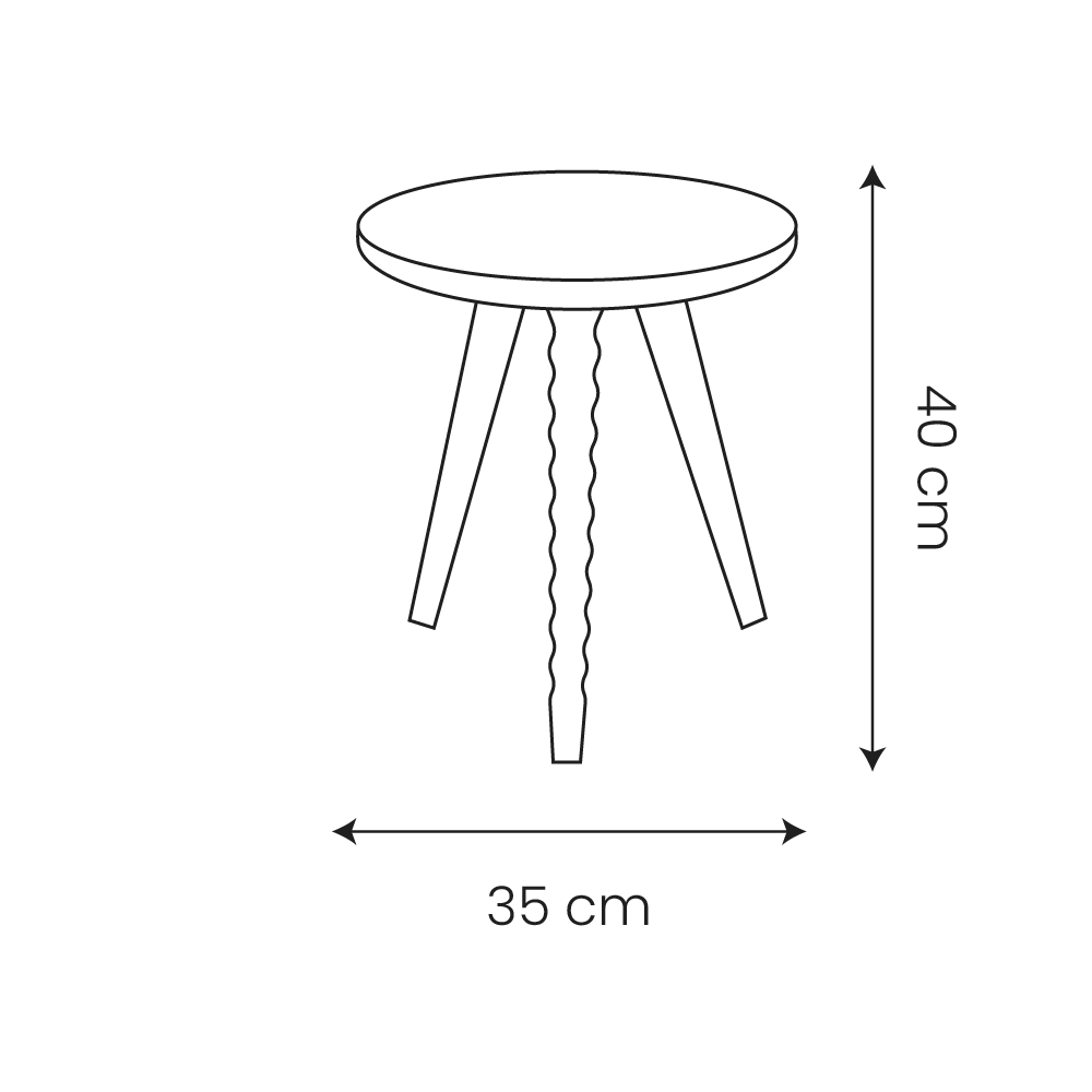 🔸Table d’Appoint Bulego – Bois de Manguier Massif Naturel | Carton de 2 unités