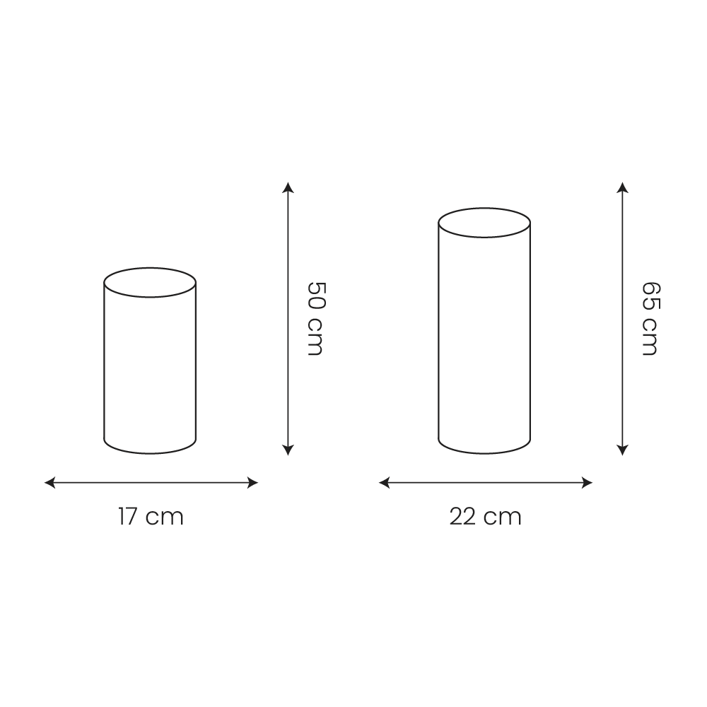 🕯️ Photophores Ibella – Set Sculptural Doré | Carton de 2 unités