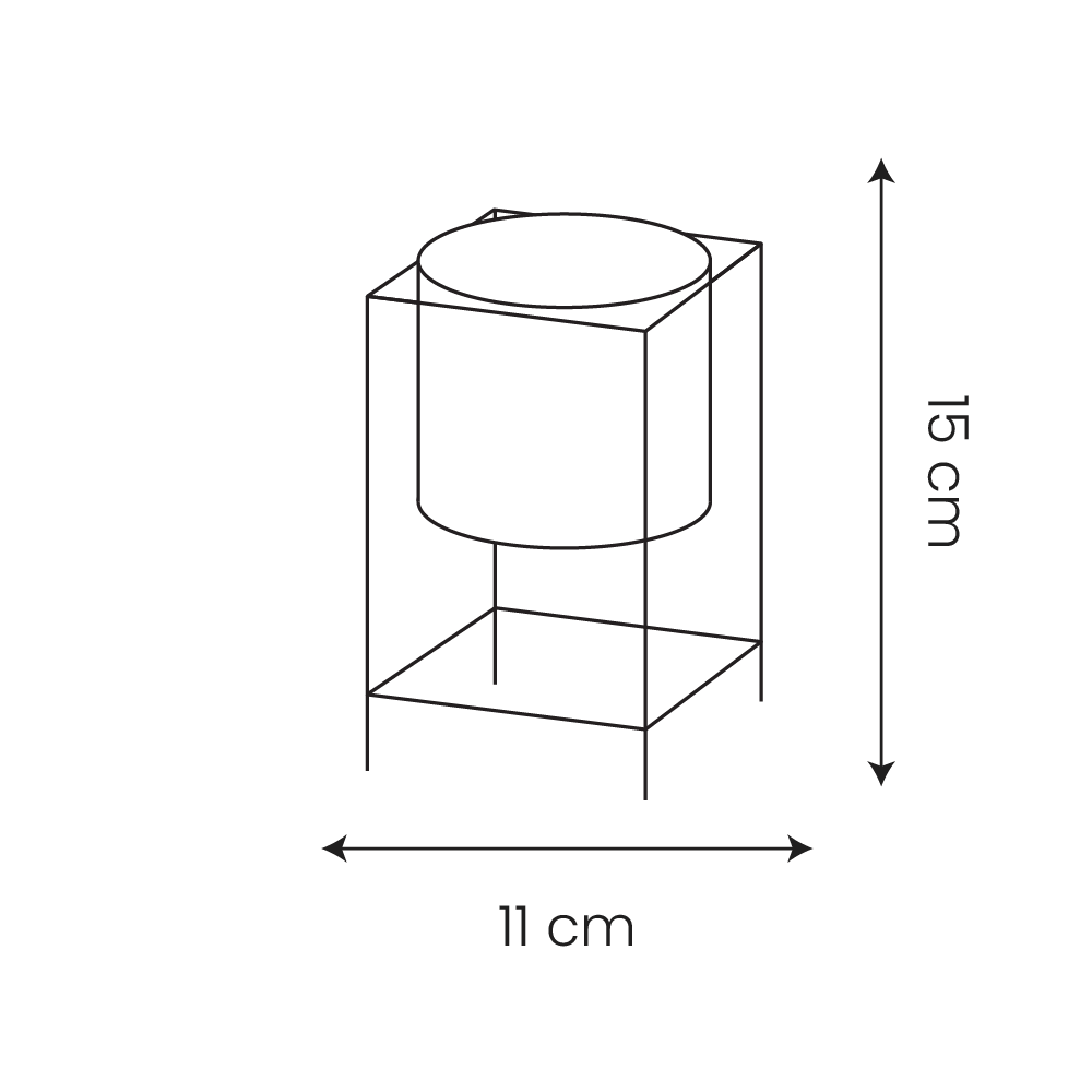 🕯️ Photophore Sorina – Fer Noir & Verre Transparent | Carton de 12 unités