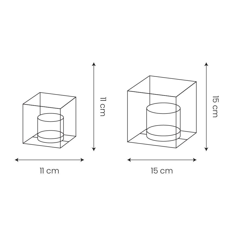 🕯️ Set de Photophores Pazo – Lot de 6 sets (12 pièces)